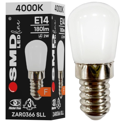 $ ŻARÓWKA E14 LED 2W NW ML T22 3Y 0366